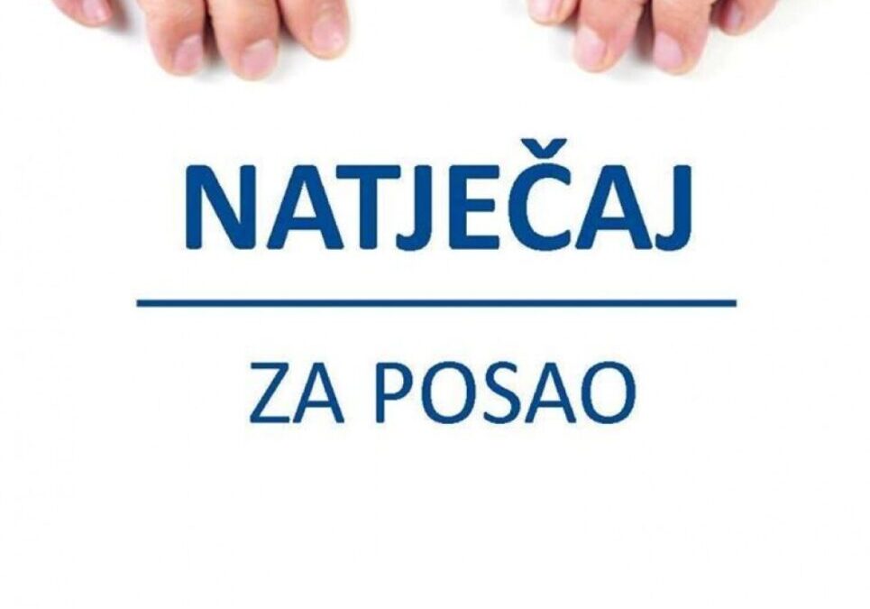 Natječaj – pomoćnik/ca u nastavi