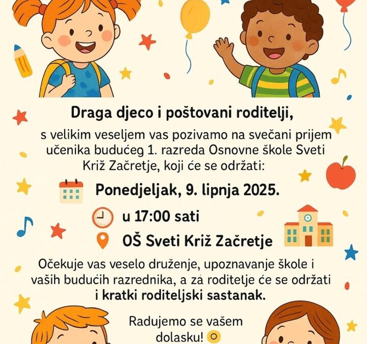 Svečani prijem budućih prvaša