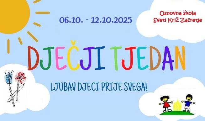 Dječji tjedan – radionice u školi