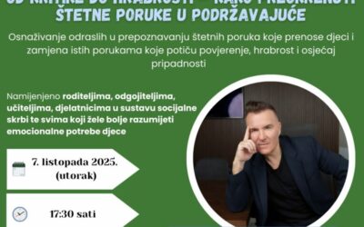 Obavijest za roditelje – predavanje u Dječjem tjednu