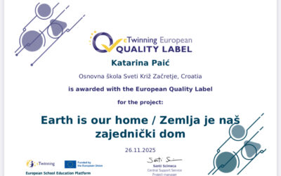Europske oznake kvalitete za projekte u našoj školi!