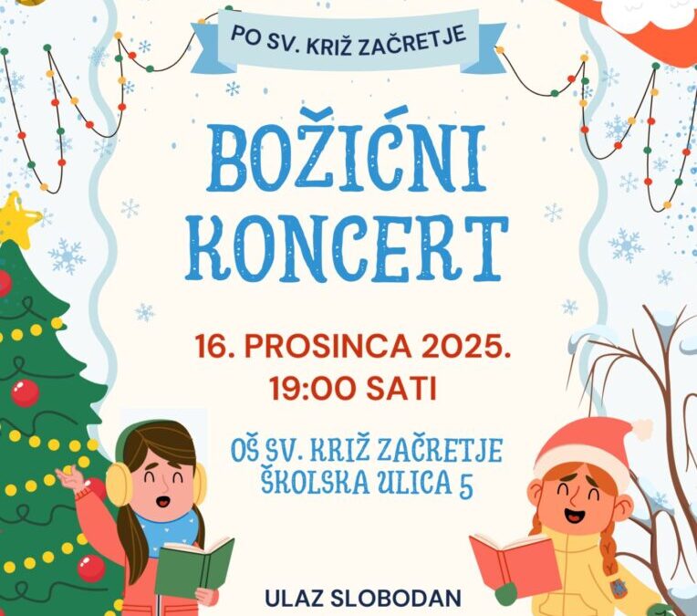 Božićni koncert Glazbene škole