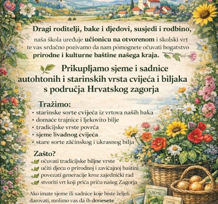Akcija prikupljanja tradicionalnog sjemenja i sadnica