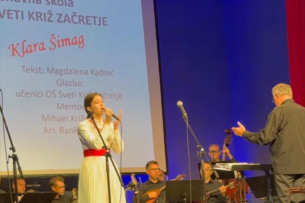 Klara na Festivalu dječje kajkavske popevke u Zlataru